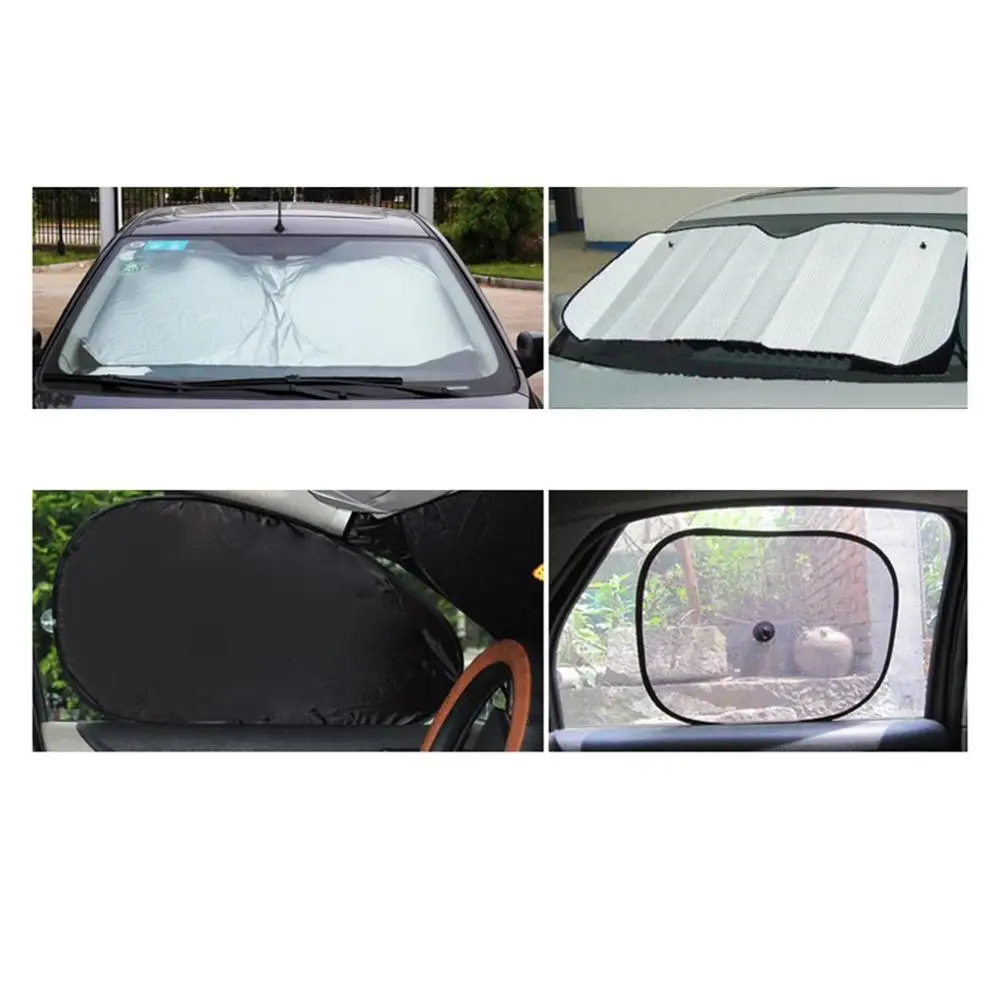 Summer Thickening Car Sun Block Set Silver Coated 6 Piece Set Sun Protection Heat And Sun Protection Sun Block