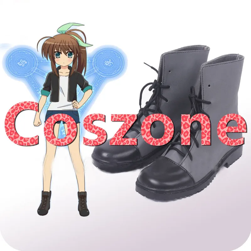 Магические Девушка Лирический Nanoha яркие Fuuka Reventon Косплэй ботинки Для женщин на Хэллоуин Карнавальный Детский костюм для вечеринок аксессуар