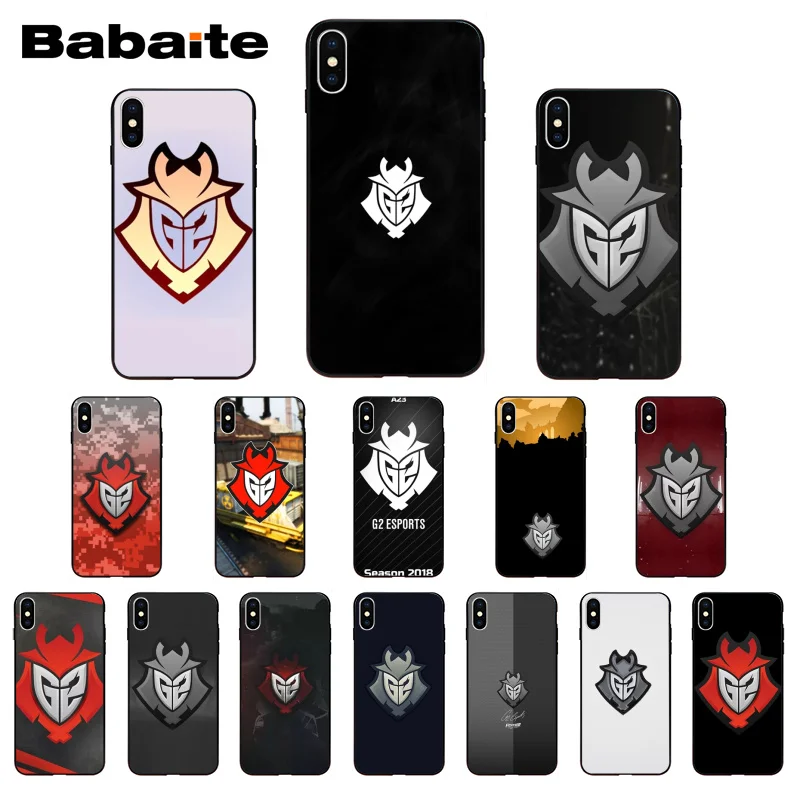 

Babaite Team G2 Esports Coque Shell Phone Case for iPhone 8 7 6 6S plus X Xs Xr XsMax 5 5s SE 5c Cover
