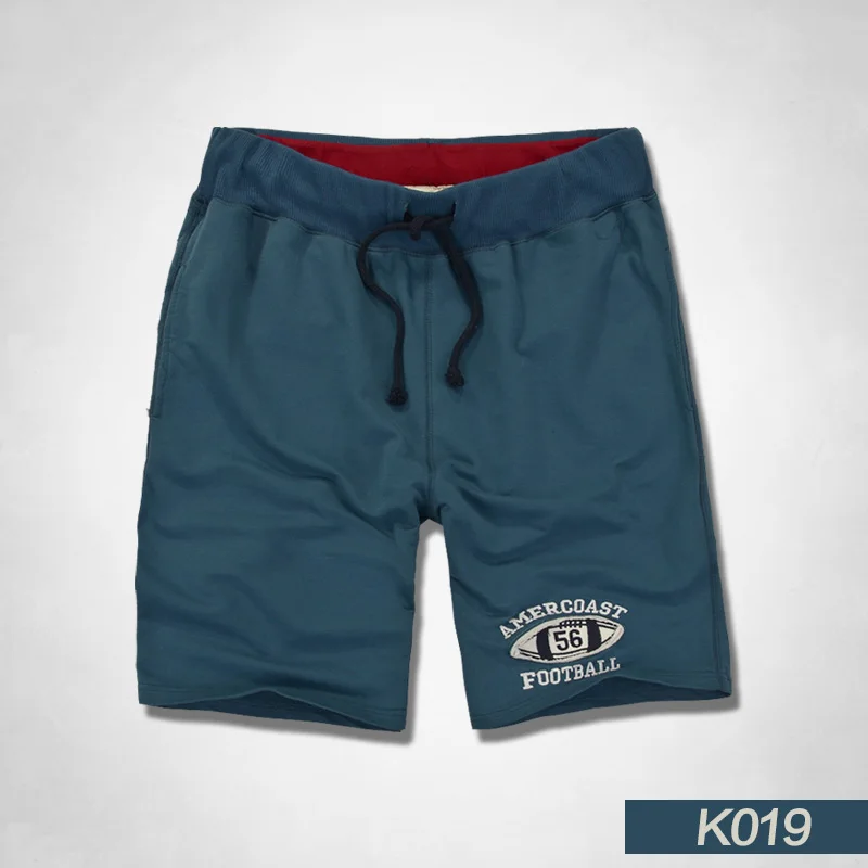 K019 Royal Blue Новые мужские шорты для отдыха, бега, бега, фитнеса, мужские повседневные брендовые шорты и шорты до колена - Цвет: K019 Royal Blue
