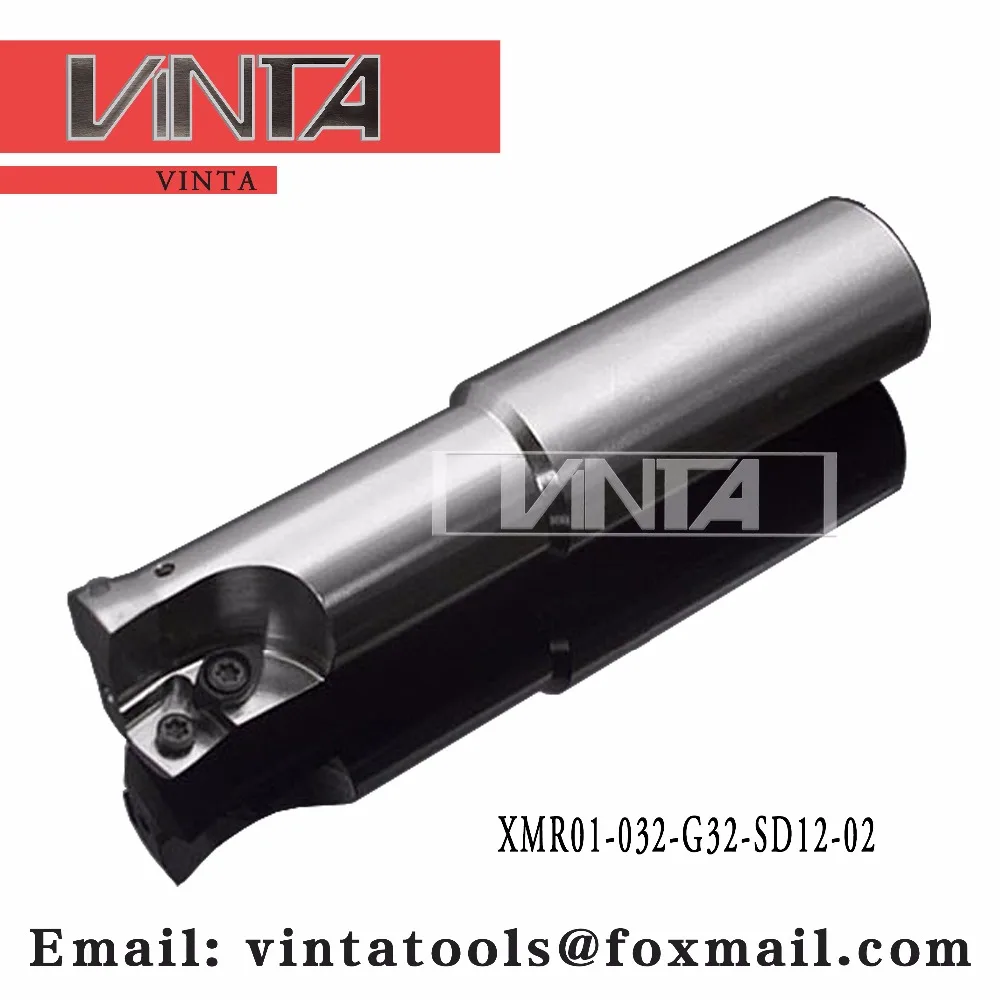 XMR01-032-G32-SD12-02 индексируемое Фрезерование резак совпадающий карбид Вставки XSEQ12T4