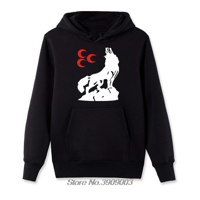 black Горячая Распродажа Толстовка Bozkurt/Turkei Dna Turkey It's In My Dna Bozkurt Mhp/Schwarze Motiv, весенне-осенняя куртка, толстовка, уличная одежда - Цвет: black