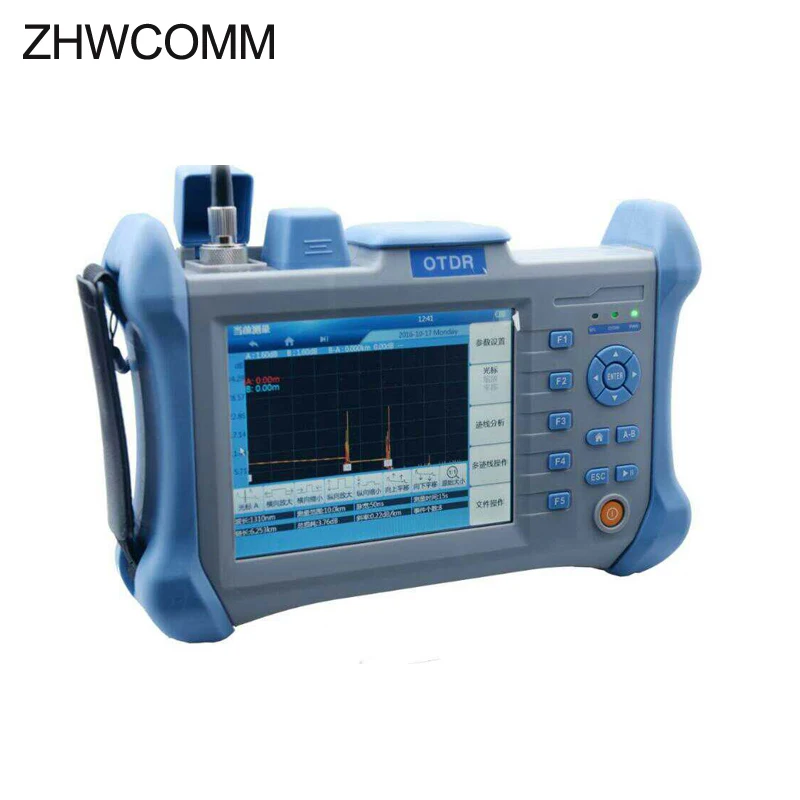 ZHWCOMM высокое качество TLO300 OTDR волоконный тестер 1310/1550 нм с визуальным детектором