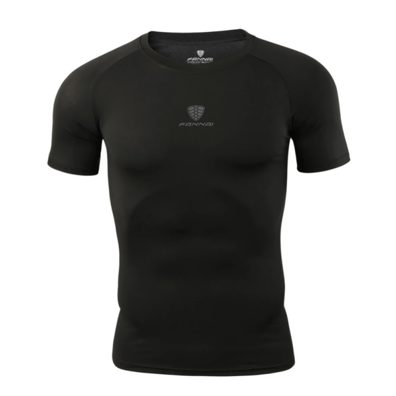 2017 Men's Cool Dry Quick Dry Fast Drying T shirt Compression Baselayer Short Sleeve T Shirts