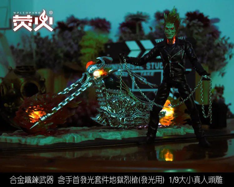 Estartek EZHOBI игрушки ПВХ 1/9 Ghost Rider+ набор мотоциклов Коллекция фигурка для фанатов подарок на праздник