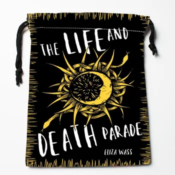 

Custom Death Parade Printed Drawstring Receive Bag Compression Type Storage Bags Custom packaging Gift Bags