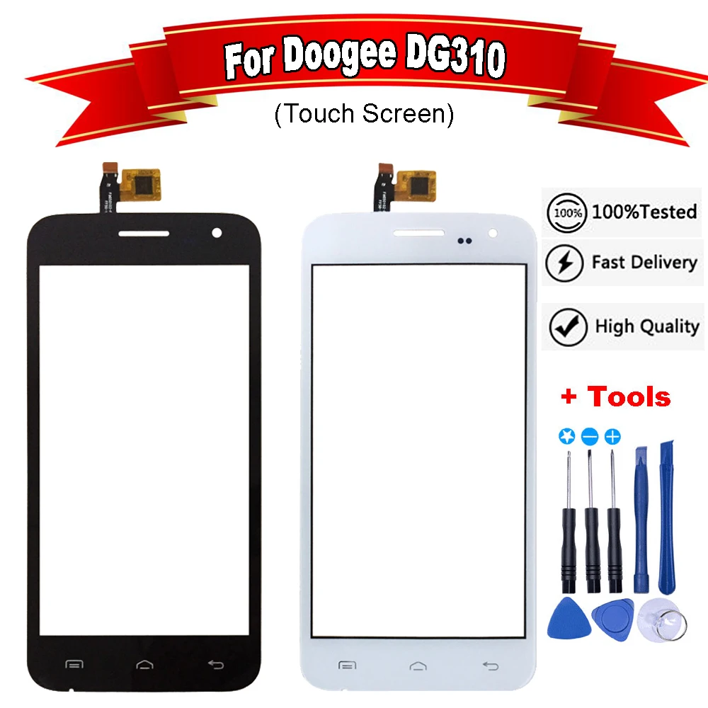 

For Doogee Voyager2 DG310 TouchScreen Touch Screen Digitizer Glass Panel Touch Sensor For DG310 Replacement Parts