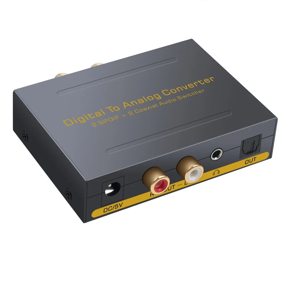 Neoteck 2 оптический SPDIF Toslink коаксиальный к L/R RCA 3 5 мм стерео аудио с оптическим