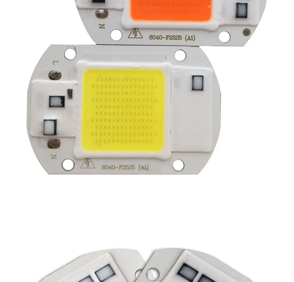 Sumbulbs 20 Вт 30 Вт 50 Вт светодио дный COB LED высокой мощность чип Smart IC AC 110 V 220 V источник света для Прожектора Теплый Холодный белый красный завод