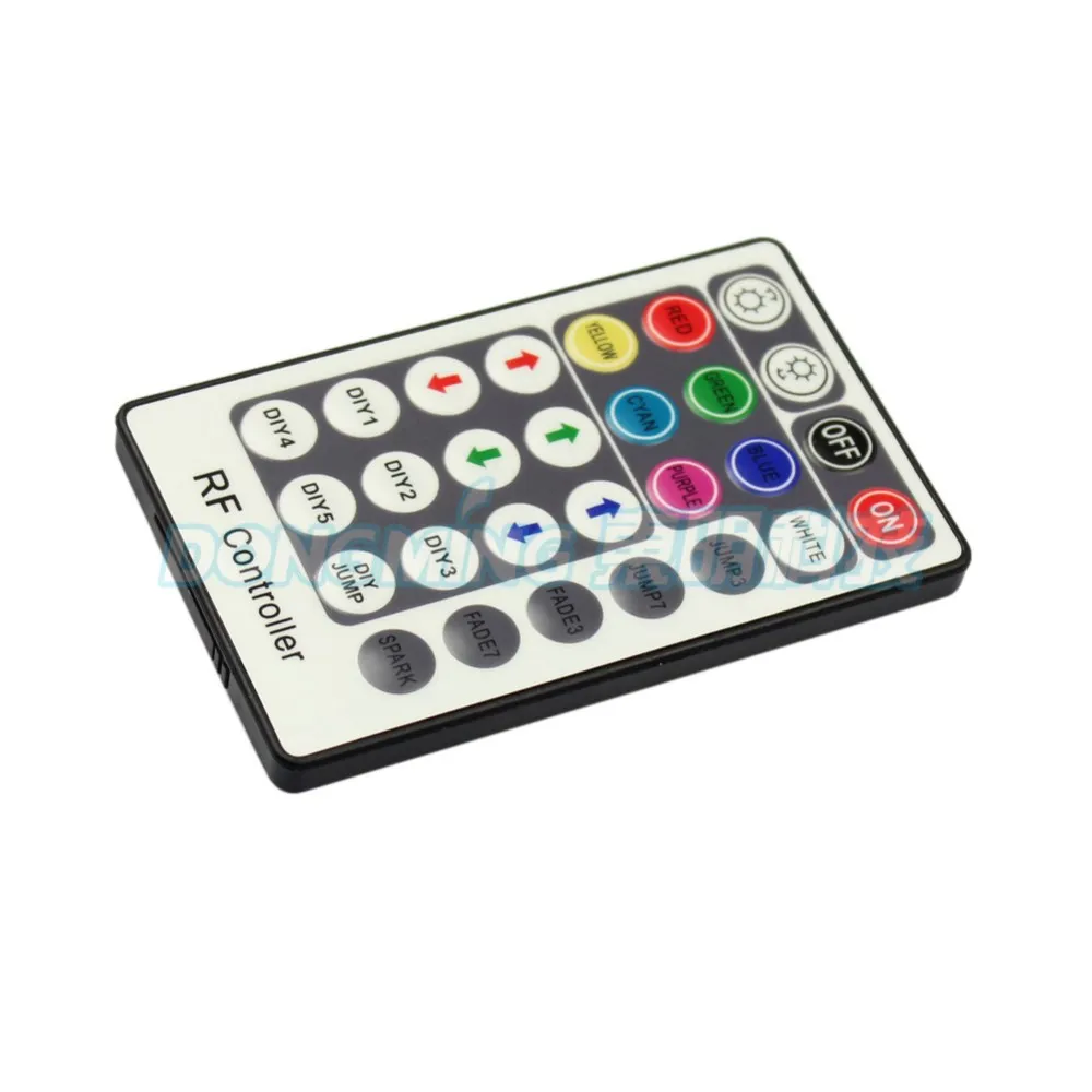 DC 12 V-24 V 12A 433 м светодиодный 28key Беспроводной алюминиевый rf светодиодный RGB пульт дистанционного управления для светодиодный пульт дистанционного управления rf, 1 шт./лот