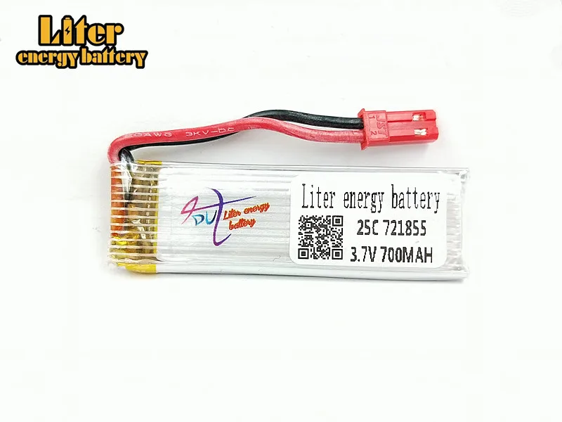20 шт./лот 3,7 V 700 мА/ч, 721855 25c литиево-полимерный LiPo аккумулятор для Udi U815A U818A U819A WLtoys V929 v949 v959 v212 v222