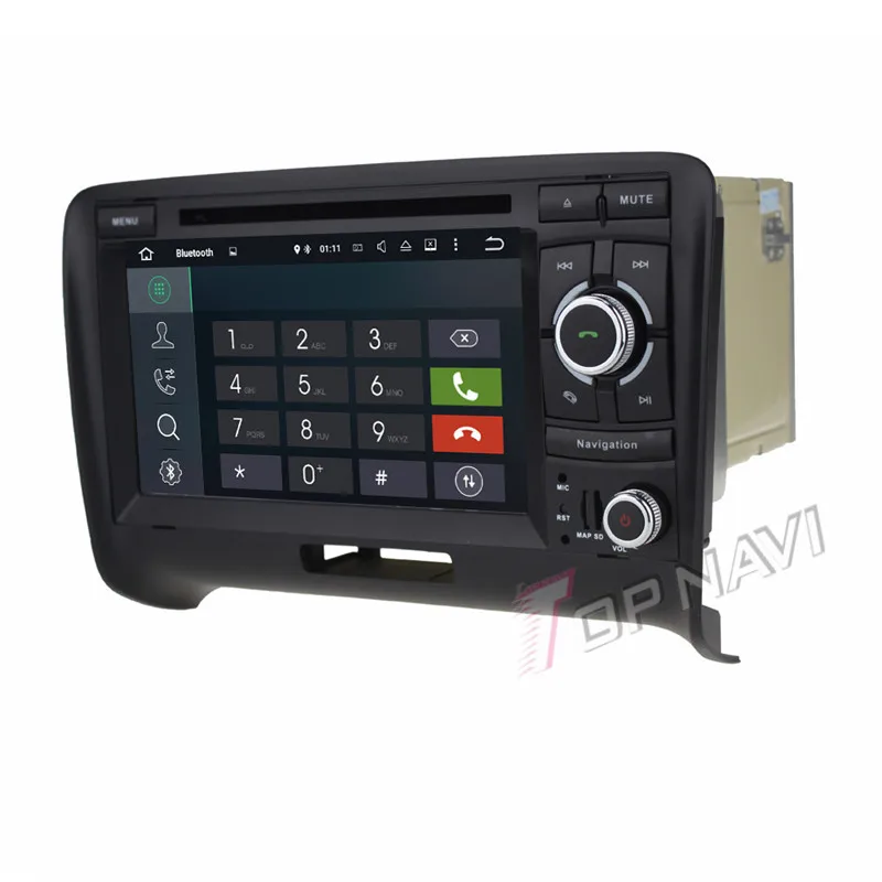 Topnavi " Android 7,1 автомобильный dvd-плеер радио для Audi TT 2006 2007 2008 2009 2010 2011 2012 2013 gps Навигация стерео