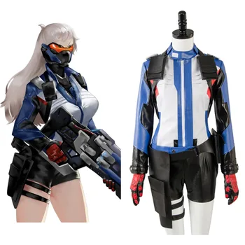

OW Cosplay Costume Soldier 76 Bio Jack Morrison Female Version Cosplay Costume Halloween Carnival Custom Made Full Set
