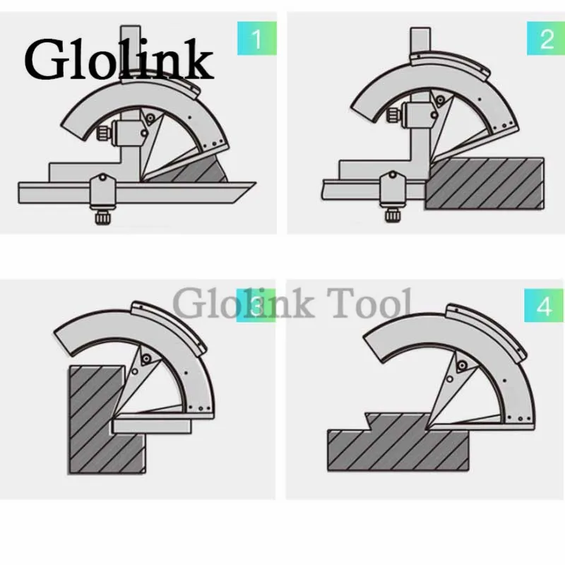 Универсальный транспортир 0-320 градусов точный Гониометр угол измерительный инструмент линейка инструмент деревообрабатывающий измерительный инструмент