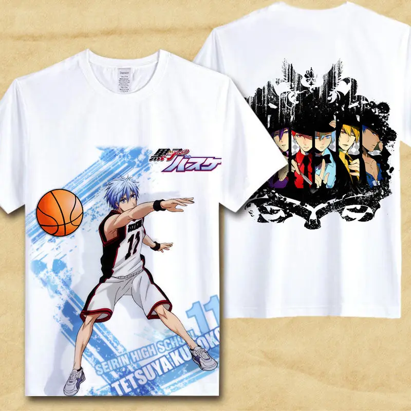 Аниме Куроко но басуке футболка кисэ рёта/Midorima Shintaro/Aomine Daiki костюм белые футболки - Цвет: 16
