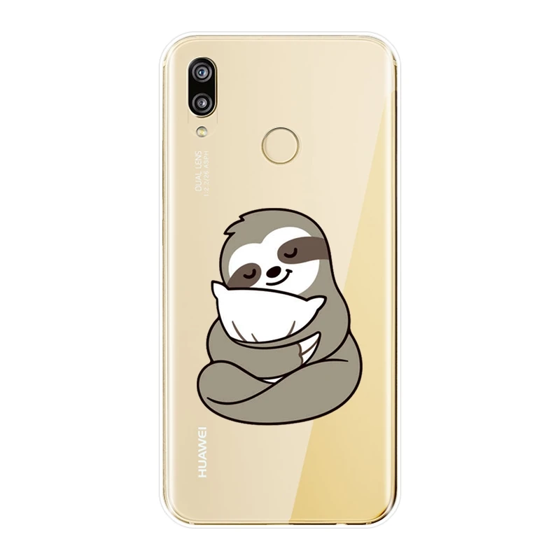 Силиконовый чехол Kawaii для телефона Huawei P9 Lite Mini P10 Plus P20 Pro P Smart мягкая задняя крышка