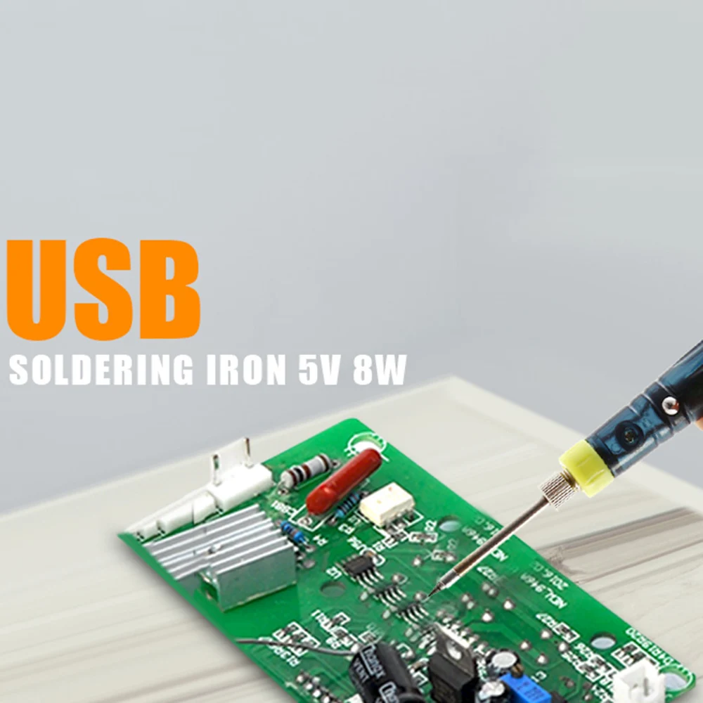 5 в 8 Вт с питанием от USB Электрический припой для паяльника ручка сварочный пистолет ручные инструменты комплект быстрого нагрева
