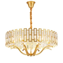 Postmodern LED luxury K9 crystal chandelier lighting living room Gold hanging lights Nordic bedroom pendant lamp dining fixtures цена Postmodern LED luxury K9 crystal chandelier lighting living room Gold hanging lights Nordic bedroom pendant lamp dining fixtures цены онлайн