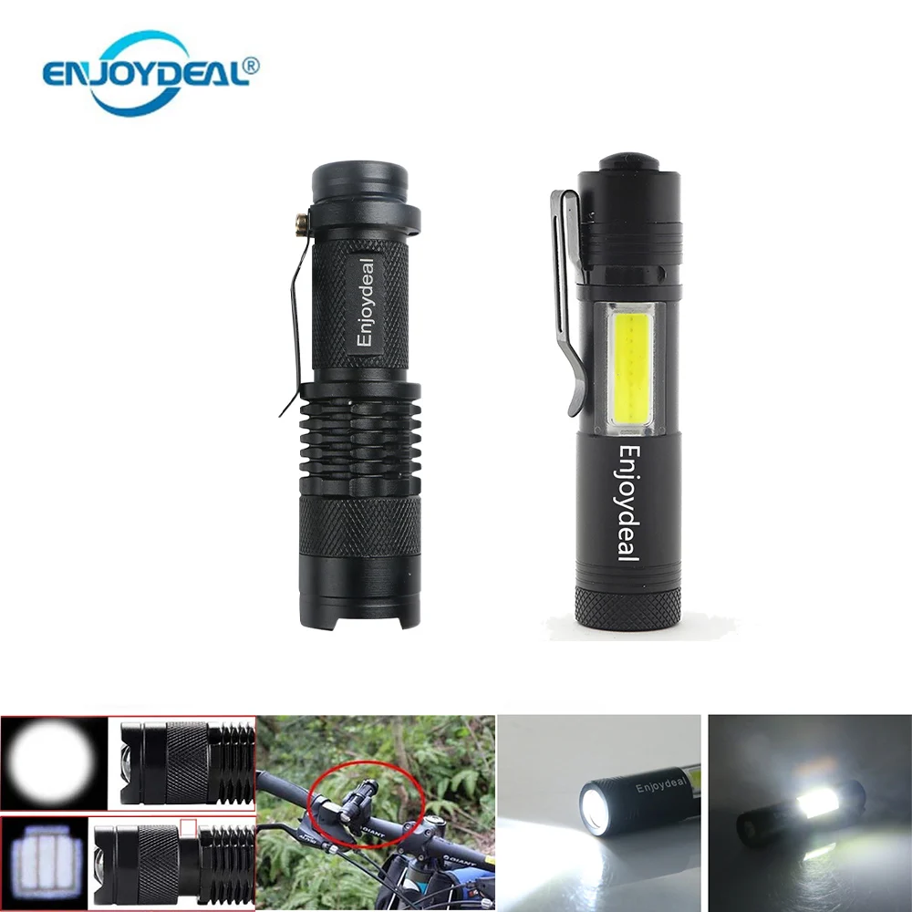 Enjoydeal Q5 Led Penlight Ultra Bright Mini Flashlight Zoomable Torch