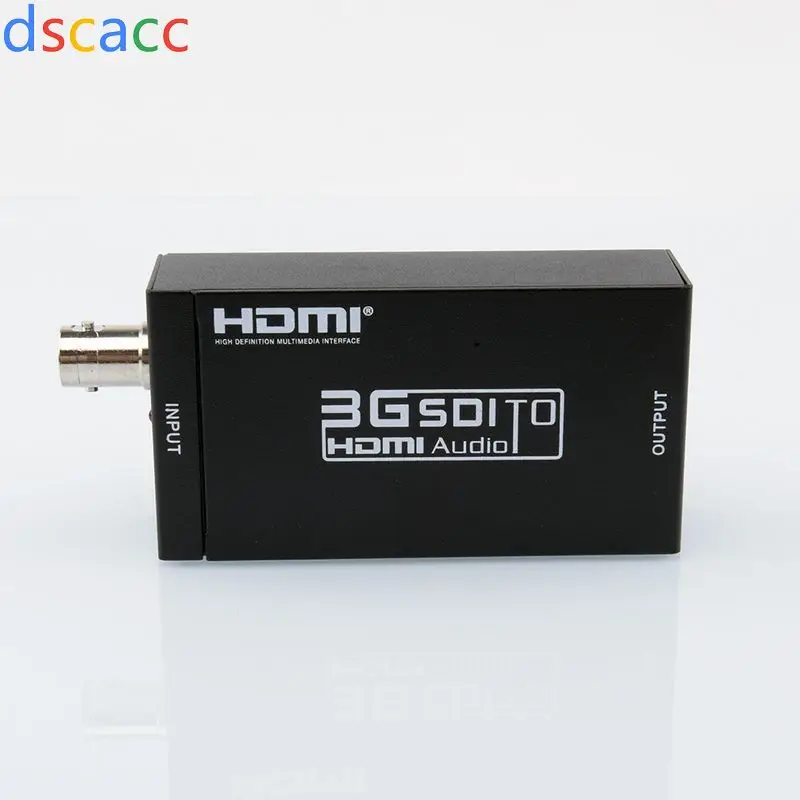 DSCACC Mini HD 3g SDI в HDMI конвертер адаптер Поддержка HD-SDI/3g-SDI сигналы, показывающие на HDMI дисплей 30 компл./лот