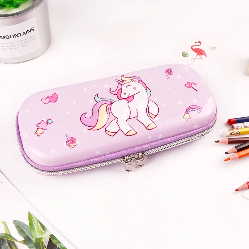 TOPSTHINK единорог пенал Kawaii EVA креативные школьные принадлежности сумка