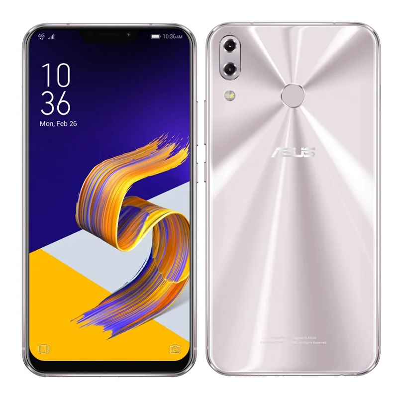 ASUS Zenfone 5 ZE620KL мобильный телефон 6 2 &quot19:9 FHD + 4 Гб 64 Qualcomm Snapdragon 636 3300 мАч аккумулятор NFC