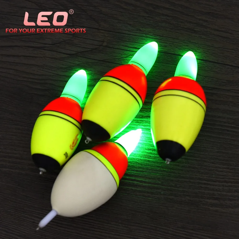 LEO Luminous float Night fishing Buoy EVA Electronic Lumiescenc sea