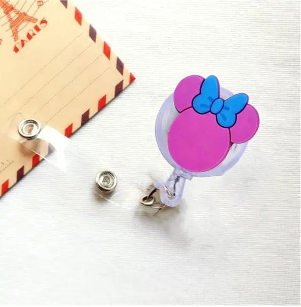 Credit Card Holders Card Bus ID Holders Identity Badge with Retractable Reel Nurse, doctor, student brooch - Цвет: See picture
