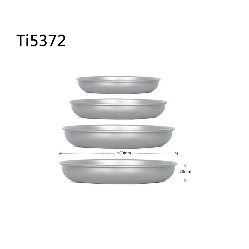 КИТ набор титановых тарелок Кемпинг тарелка уличная посуда Ti5371/Ti5377