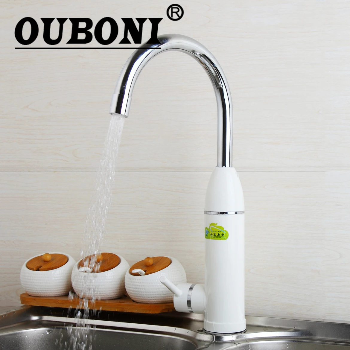 Фильтр для воды OUBONI Поворотный кухонный кран с фильтром 5 ступеней Прямая
