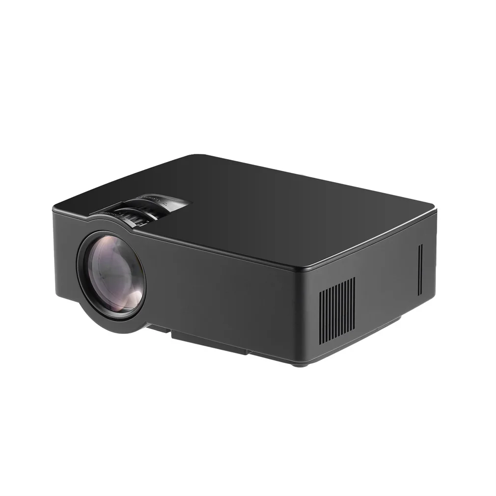 Most Buy yfaXn LCD Mini projecteur 1500 LM 1080P Full HD 800*480 vidéo Home Cinema IR télécommande filaire le même écran japonais 2 couleurs