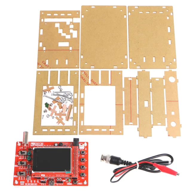 Best Price Acrylic DIY Clear Shell Case for DSO138 2.4" TFT Digital Oscilloscope Kit #Aug.26