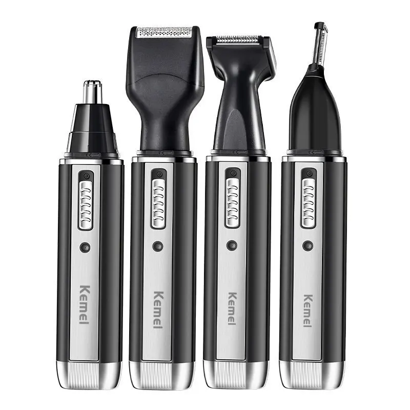 

All-in-one grooming kit rechargeable electric razor for men hair removal cleaning electric shaver for ear,beard,eyebrow, face