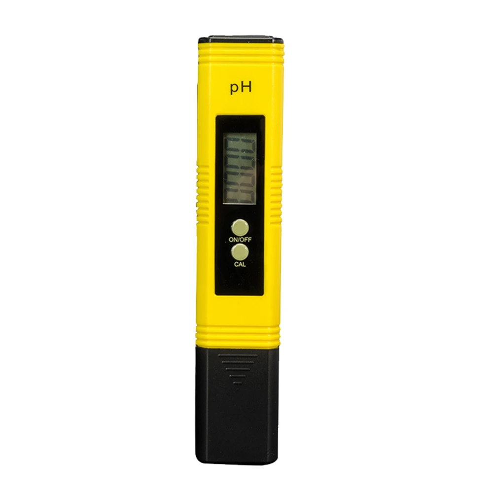 Yellow PH Meter Цифровой рН-метр 0,01 высокого качества 0-14 диапазон измерения для питья, бассейна и аквариума тестер воды ph с ATC - Цвет: Yellow PH Meter