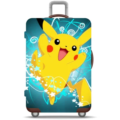 Pokemon 1 Японский аниме моющийся Покемон тематический защитный чехол для чемодана - Цвет: Pokemon 1