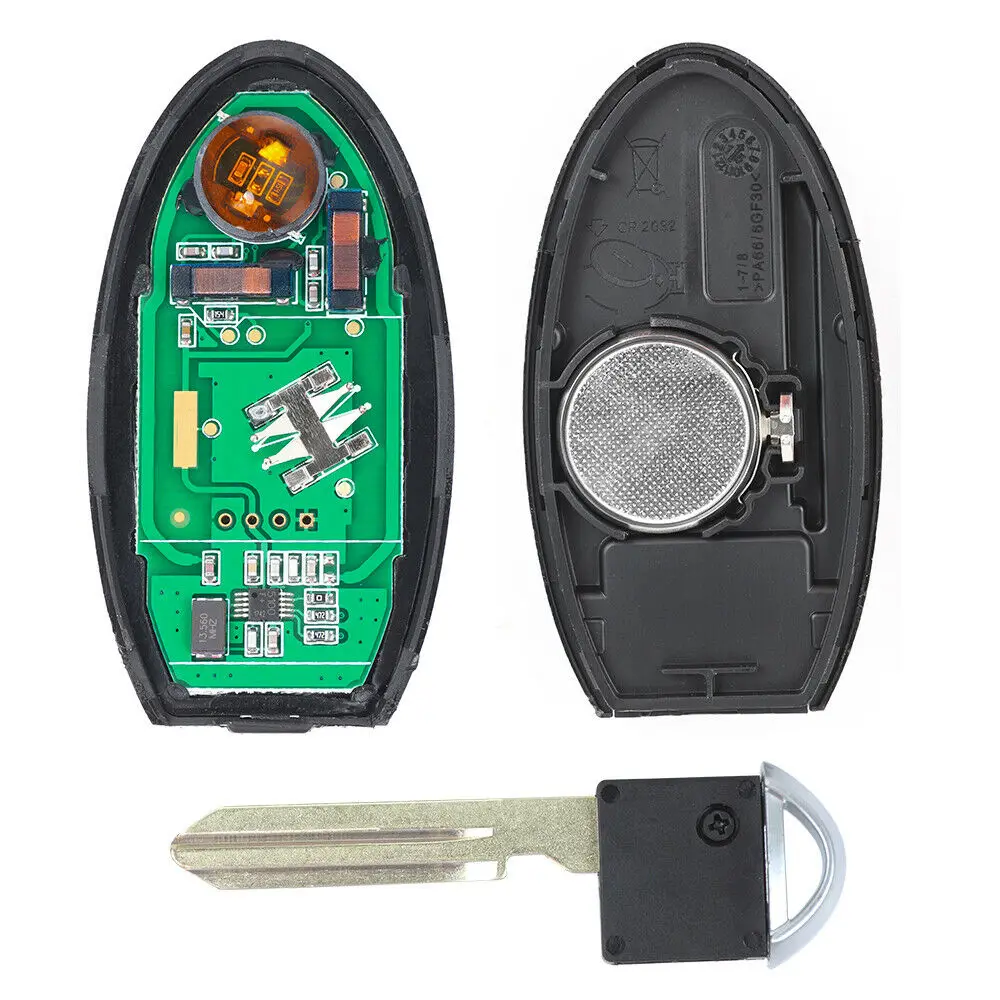 KEYECU Smart Key 5B 433MHz ID47 для Nissan Altima, Maxima- Fcc# KR5S180144014 Cont#: 44310