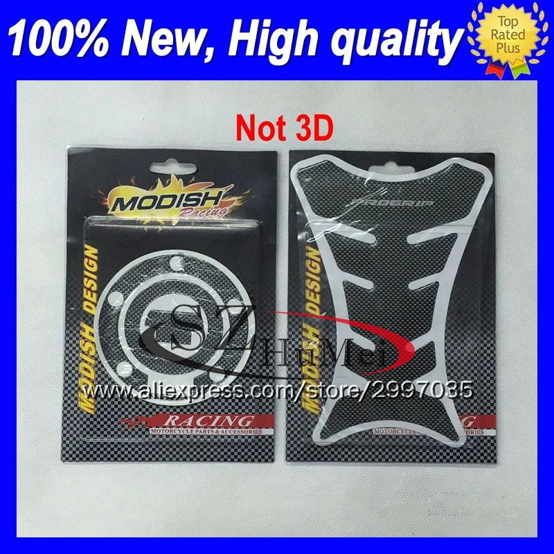 Углеродное волокно Бензобак Pad для YAMAHA R6 YZFR6 03 04 05 YZF-R6 YZF600 YZF 600 R6 2003 2004 2005 3D бак Кепки Защитная Наклейка - Цвет: No 1