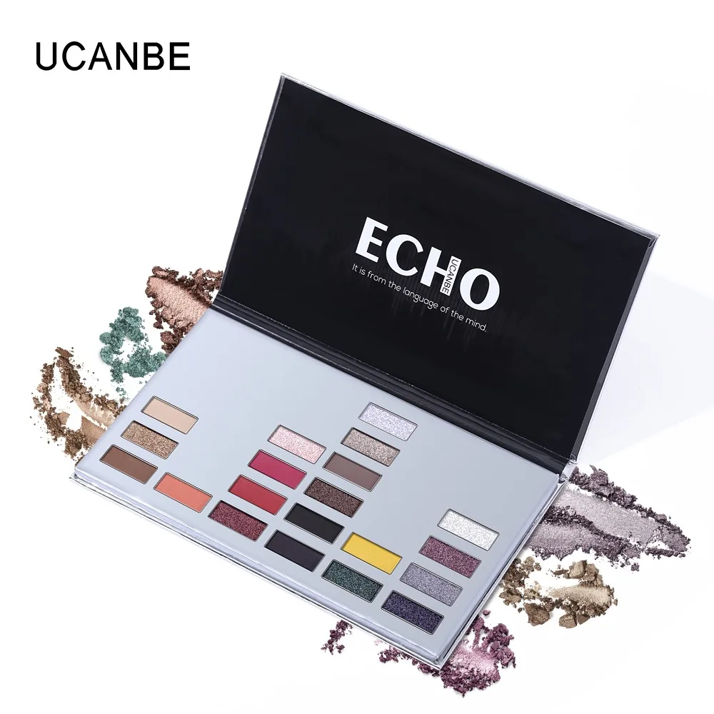 Echo Boombox палитра теней для век 20color Shimmer МАТОВЫЕ длинные стойкие тени для век пигментированная Водонепроницаемая прессованная блестящая палитра для макияжа
