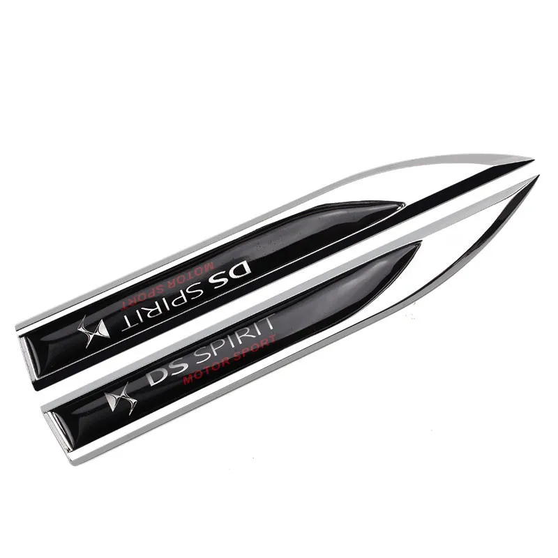 2 шт. металлический Стикеры наклейка маркировка "DS Spirit" для Citroen DS3 DS4 DS5 DS6 Elysee Xsara Picasso C2 C4 C3 C5 автомобильный значок внешней отделки