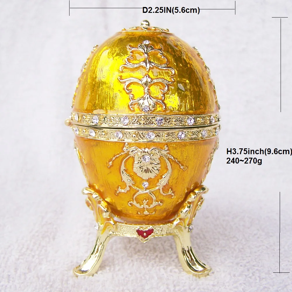 Пасхальное яйцо faberge, шкатулка для украшений, винтажное украшение, свадебные металлические изделия, подарок на день рождения для нее, рождественские подарки