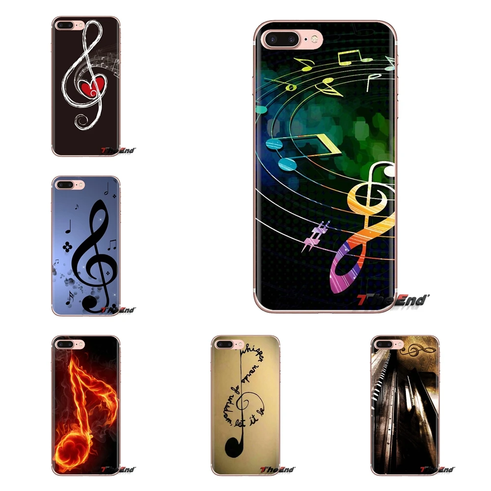 

For Xiaomi Mi4 Mi5 Mi5S Mi6 Mi A1 A2 5X 6X 8 9 Lite SE Pro Mi Max Mix 2 3 2S Musical Notes Violin Classical Music Soft TPU Cover