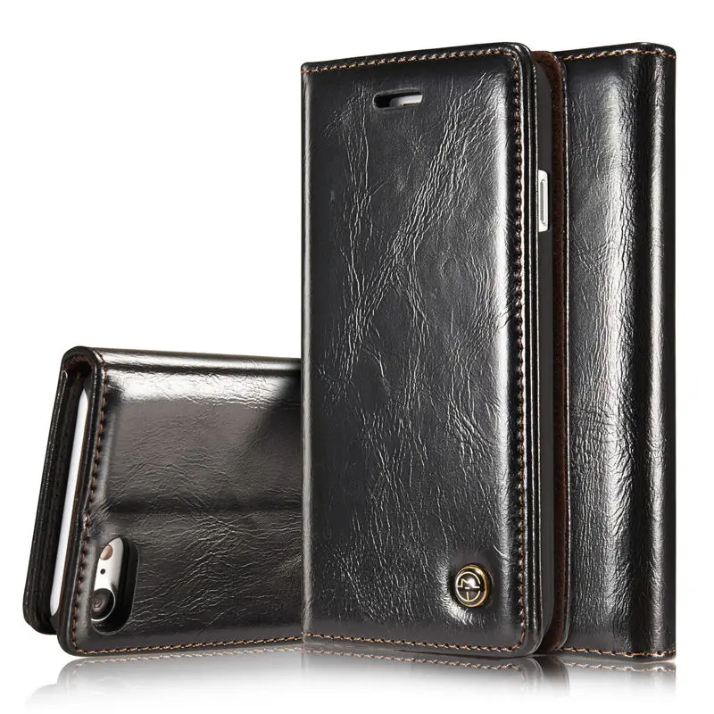 

Magnetic Wallet Cases For Apple iPhone 7 8 Plus 10 X XR XS Max Leather Case Book Folio Flip Cover For iPhone 8 Plus Leather Case