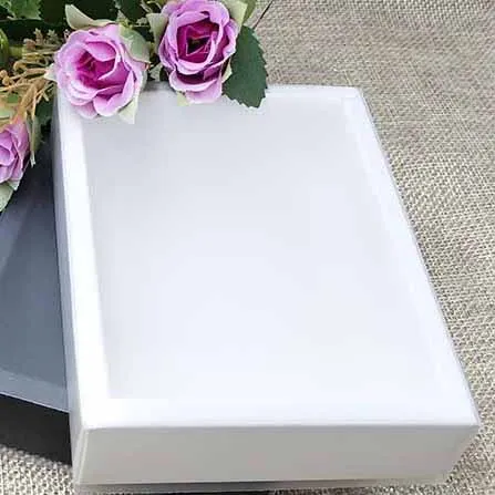 frostedwhite 50 шт ожерелье карты Прозрачная ПВХ коробка Матовый чехол Подарочная коробка для хендмейда/черный/белый ящик упаковка шкатулка с дисплеем конфеты упаковка - Цвет: frostedwhite