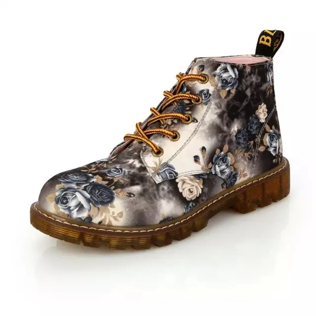 printed boots