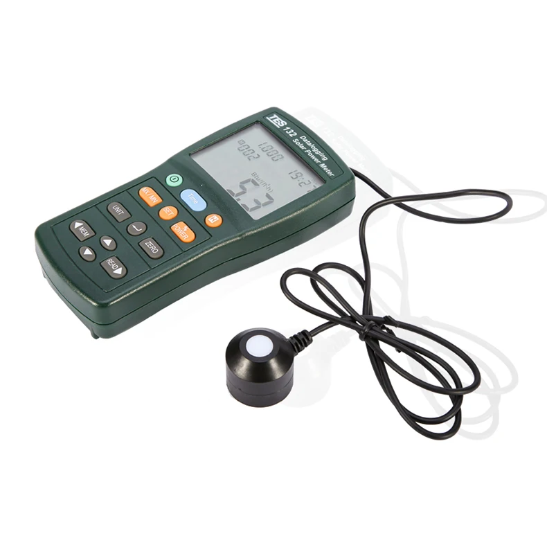XEAST Hot TES-132 Handheld Solar Power Meter Tester 400-1Knm Range 2000W/m2 634Btu/