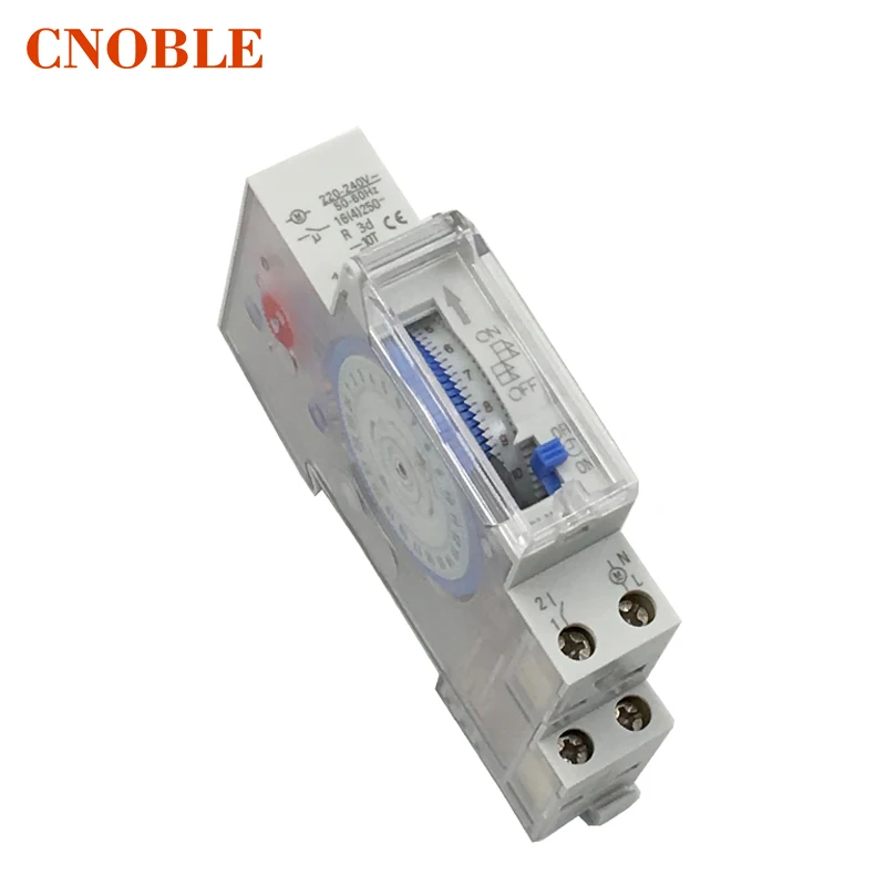 SUL180a 15 Minutes Mechanical Timer 24 Hours timer Switch Programmable Din Rail Timers Measurement Analysis Instruments | Инструменты