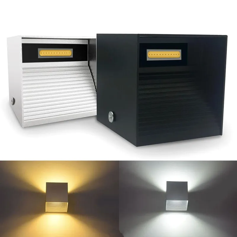 

Modern Indoor Led Wall Lamp 9W Dimmable Wall Sconces Stair Light Fixture Decorate Bedroom Bedside Living Room Home Hallway Down