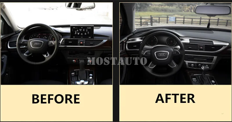 Для Audi A7 S7 центральная консоль для салона Литье Накладка 2012- 2 шт