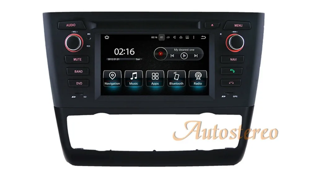 Best Android 9 Car GPS Navigation DVD player Headunit For BMW 1 Series E81 E82 E87 E88 116i 118i Car radio tape multimedia player IPS 1