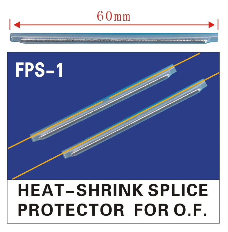 Высокое качество 1000 шт. od2.4 60 мм(популярные) Волокно-Оптические Fusion сращивания Защитный рукава, термоусаживаемые трубки, быстрая